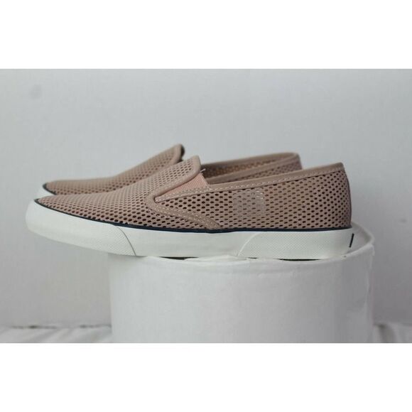 SPERRY TOP-SIDER Womens Size 9.5 Rose Leather Slip On Shoes Laser Cut Perforated - Picture 3 of 9